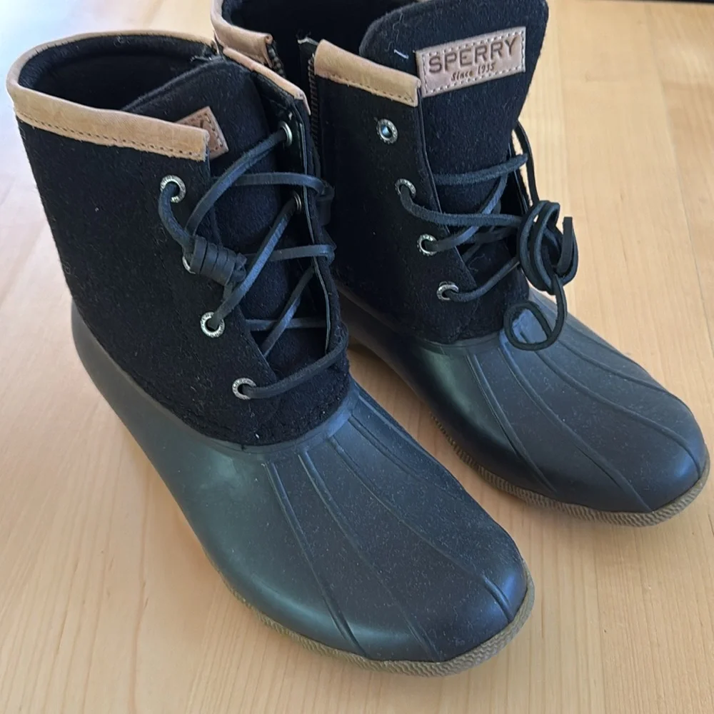 Sperry Saltwater Wool Rain Boot NWOT